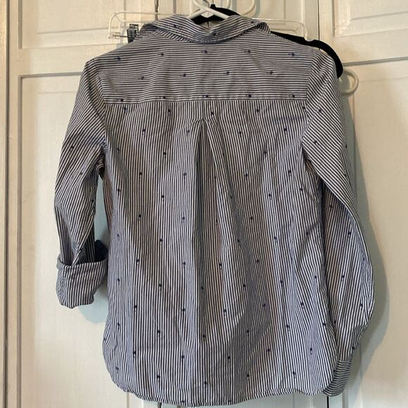 Tommy Hilfiger 1/2 zip blouse - Palm Trees - Size XS - Picture 5 of 7